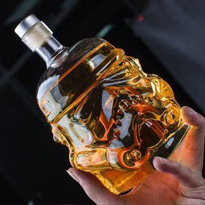 Glass Trooper Helmet  Decanter